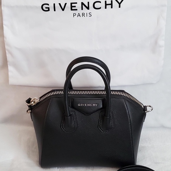 Givenchy Mini Antigona Goatskin Leather w/ FREE custom bag organizer - Picture 9 of 13